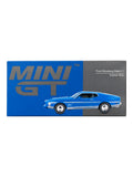 Mini GT Ford Mustang Mach 1 Grabber Blue (No.1138) 1:64 Scale