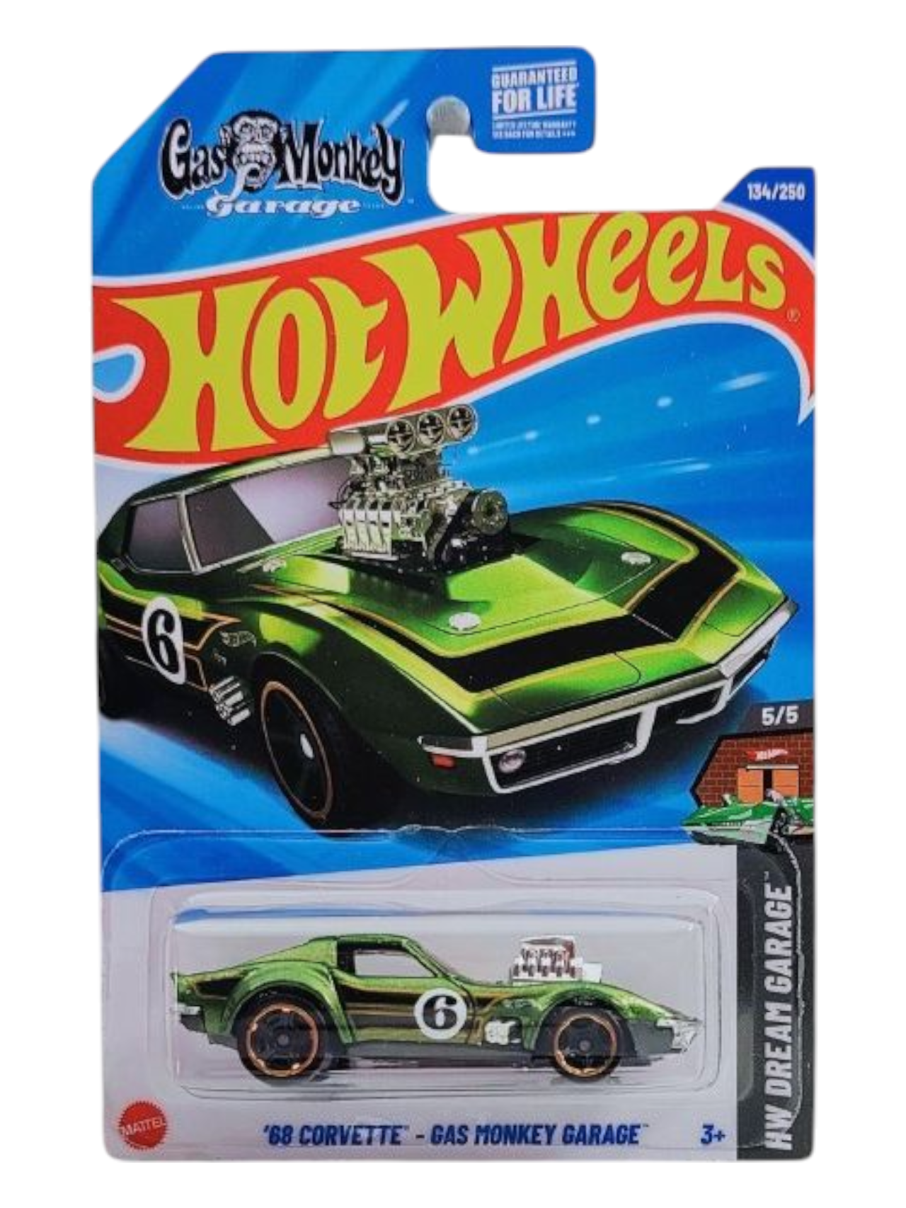 HotWheels 68 Corvette-Gas Monkey Garage Imported Mainline 1:64 Scale