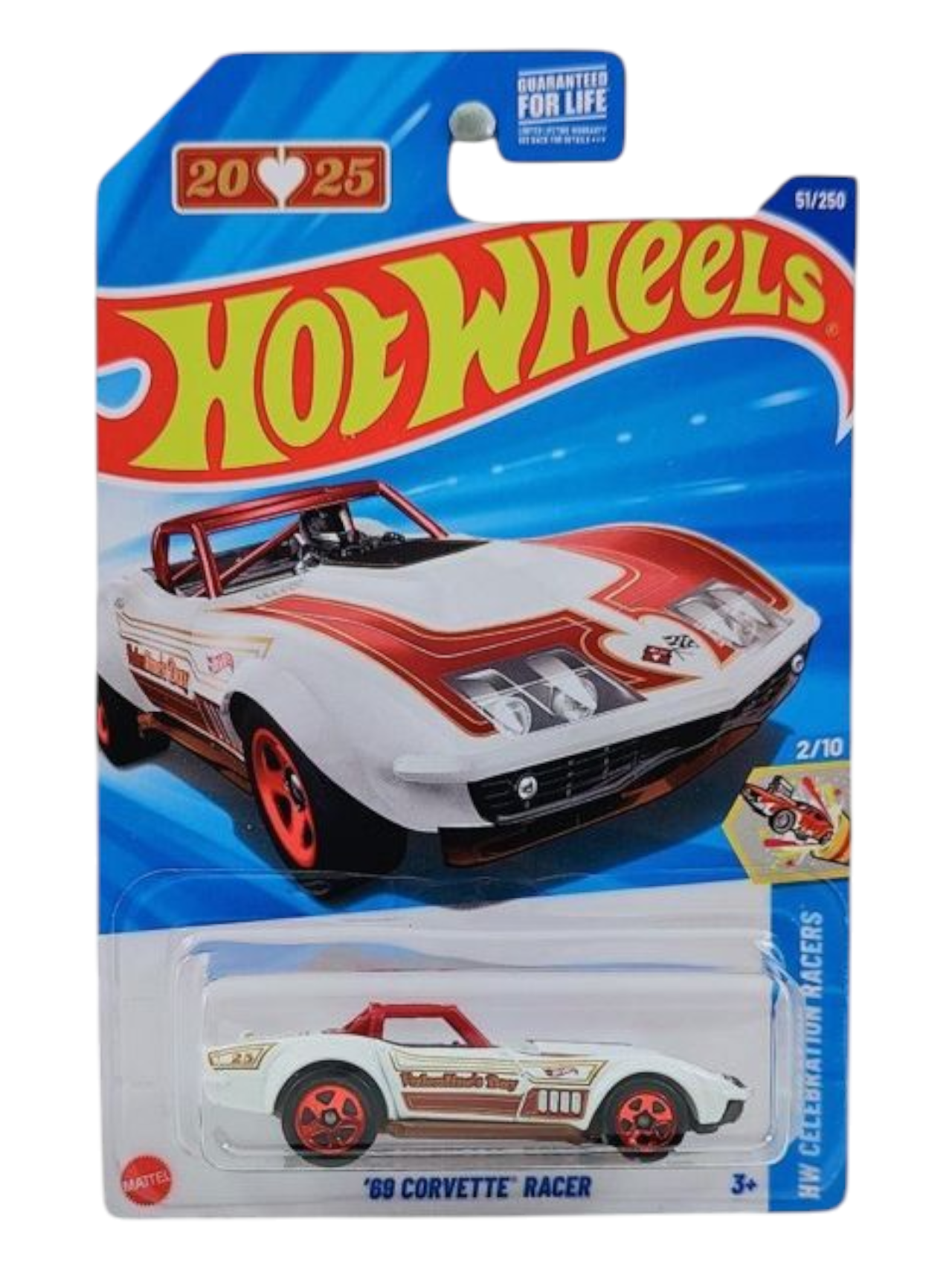 HotWheels 69 Corvette Racer Imported Mainline 1:64 Scale