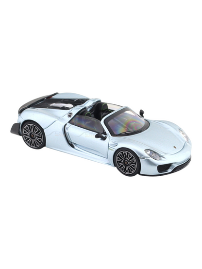 Time micro porsche 918 spyder  (with figure & acrylic case) 1:64 Scale