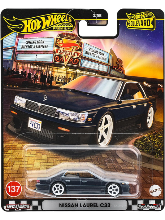 Hotwheels Boulevard Nissan Laurel C33 Imported Premium 1:64 Scale JBL10