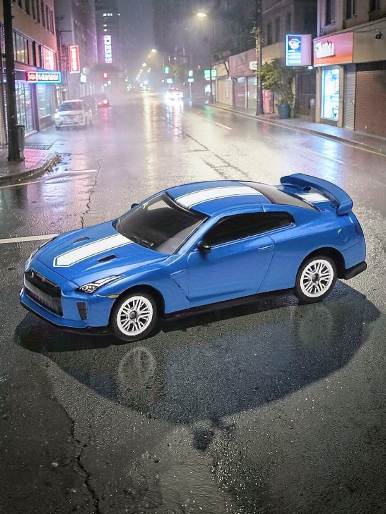 CCA Nissan GT-R (R35) Blue 1:64 Scale Diecast Model S03-01