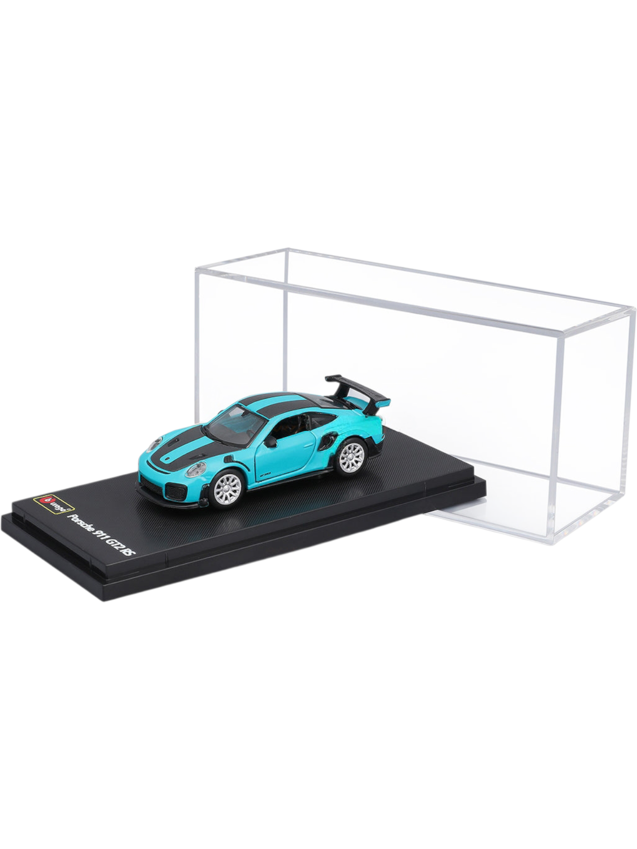 Bburago Porsche 911 GT2 RS die-cast,Real suspension & Acrylic case 1:64 Scale