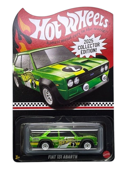 HotWheels 2025 Collector RLC Edition "Fiat 131 Abarth" Imported premium 1:64 Scale (With Protector)