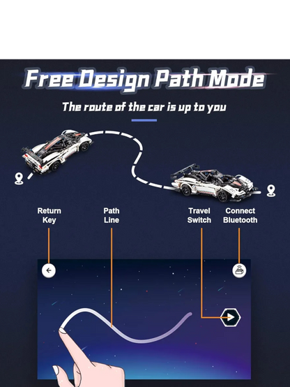 CADA Z-Wind Dual Mode Remote Control (RC) Car