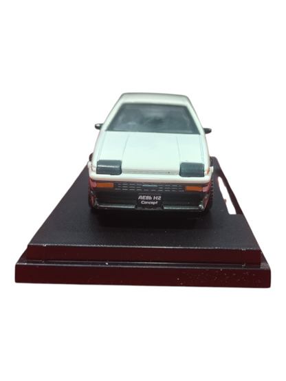 CCA Toyota ae86 sprinter Die-cast scale model car 1:55 Scale with acrylic case
