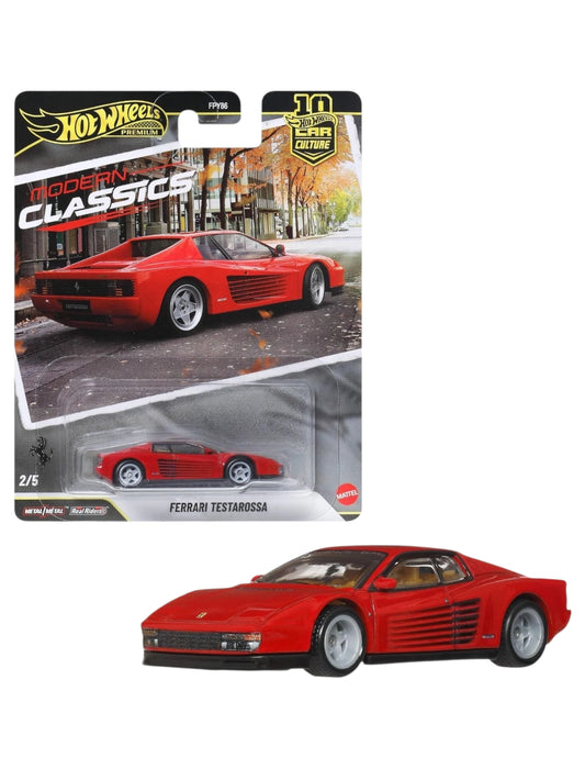HotWheels Modern Classic Ferrari Testarossa Car Culture Imported 1:64 Scale