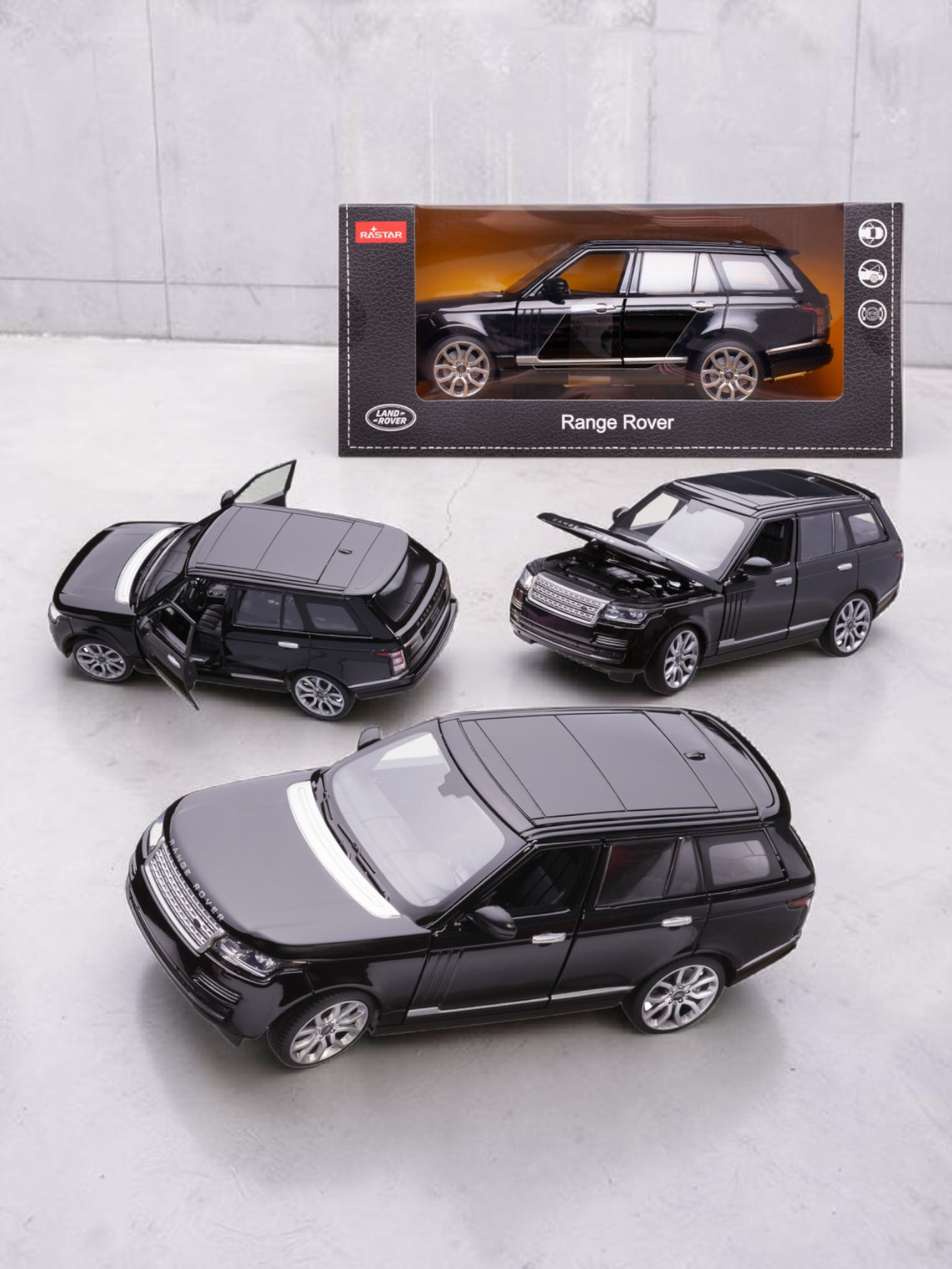 Rastar Range Rover Diecast Car Imported 1:24 Scale Red And Black