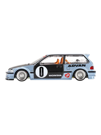 Mini GT Kaido House KHMJ 179 Honda Civic (EF) Kaido Roulette V1 Code-179 1:64 Scale