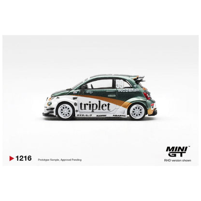 Mini GT #1216: Abarth 595 LB-WORKS TY Edition 1:64 Scale Diecast Model