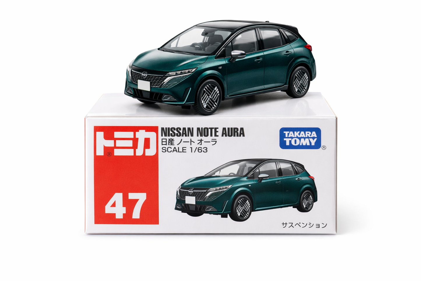 Takara Tomy TOMICA Nissan Note Aura No.47 imported mainline 1:63 Scale