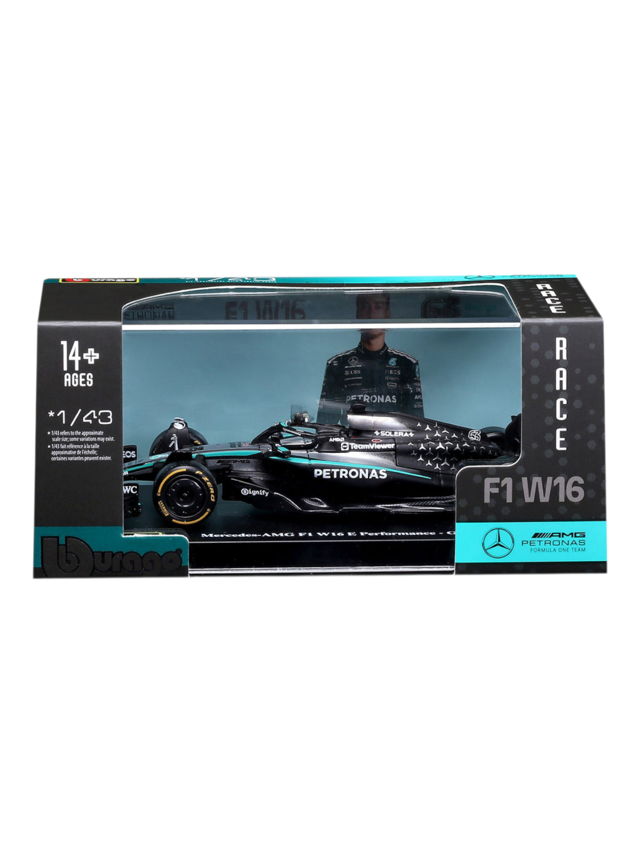 Bburago Mercedes W16 model