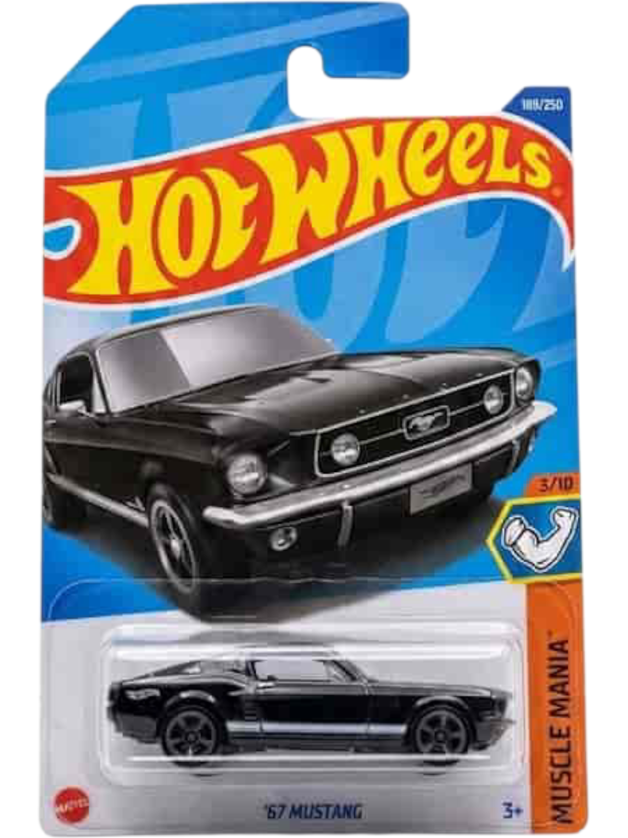 Hotwheels 67 Mustang Imported Mainline 1:64 Scale JBB13-N7C5