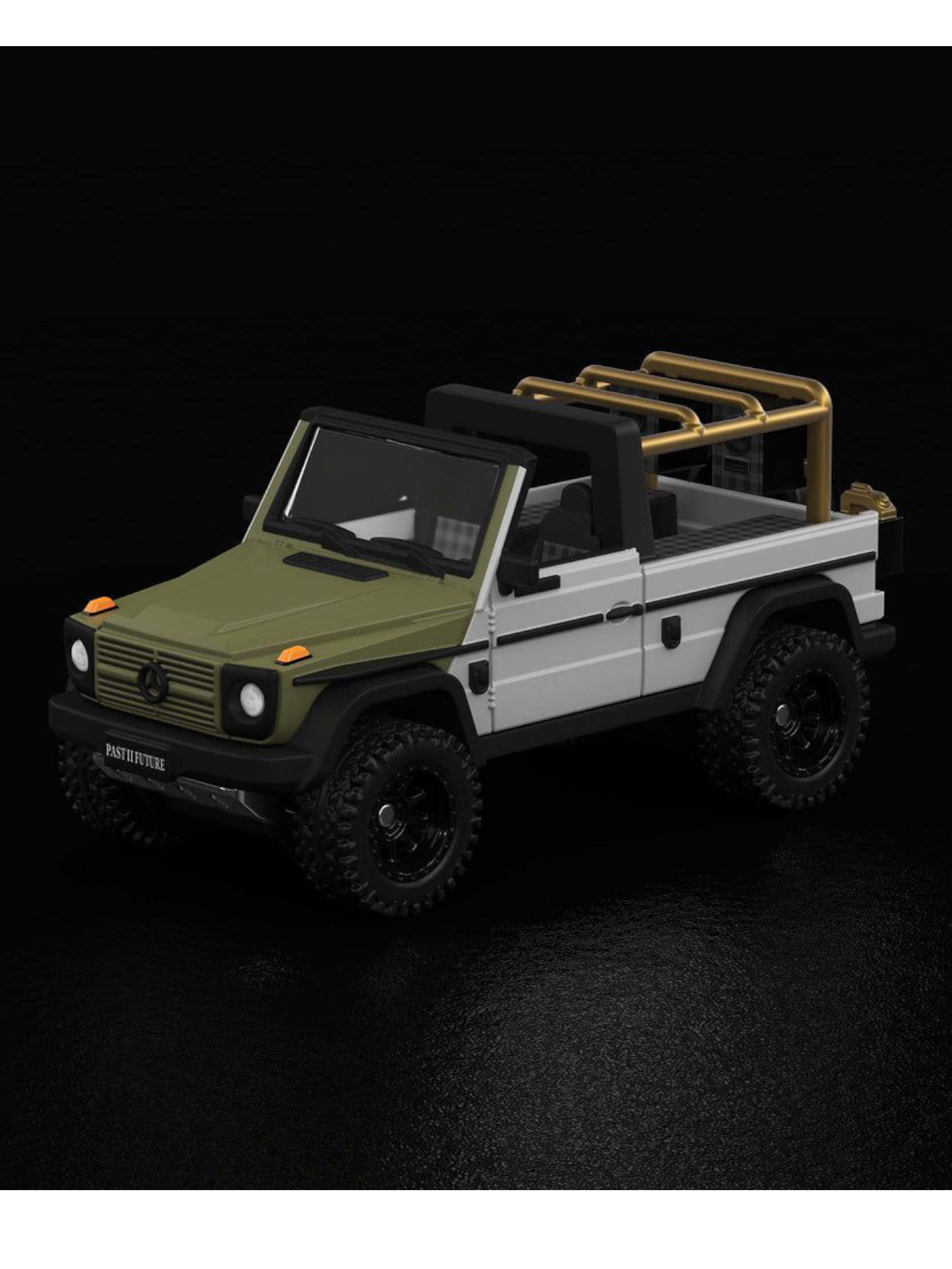 HotWheels x Mercedes-Benz Project G-Class Past II Future Designed by Nigo RLC 1:64 Scale (With Acrylic Case)