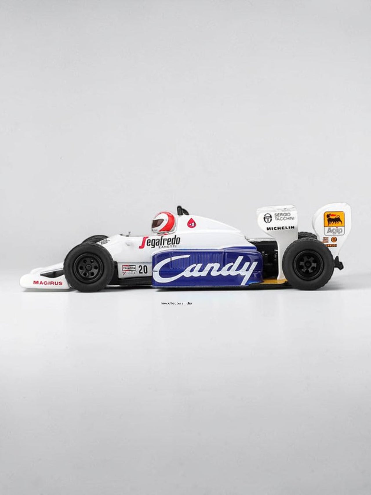 Mini GT #1193: Toleman TG184 #20 Johnny Cecotto 1984 Monaco Grand Prix Imported 1:64 Scale
