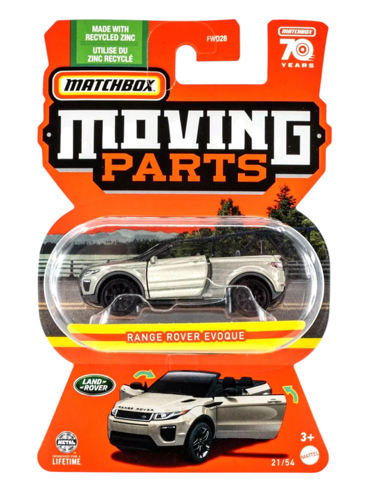 Matchbox Moving Parts Range Rover Evoque 1:64 Scale