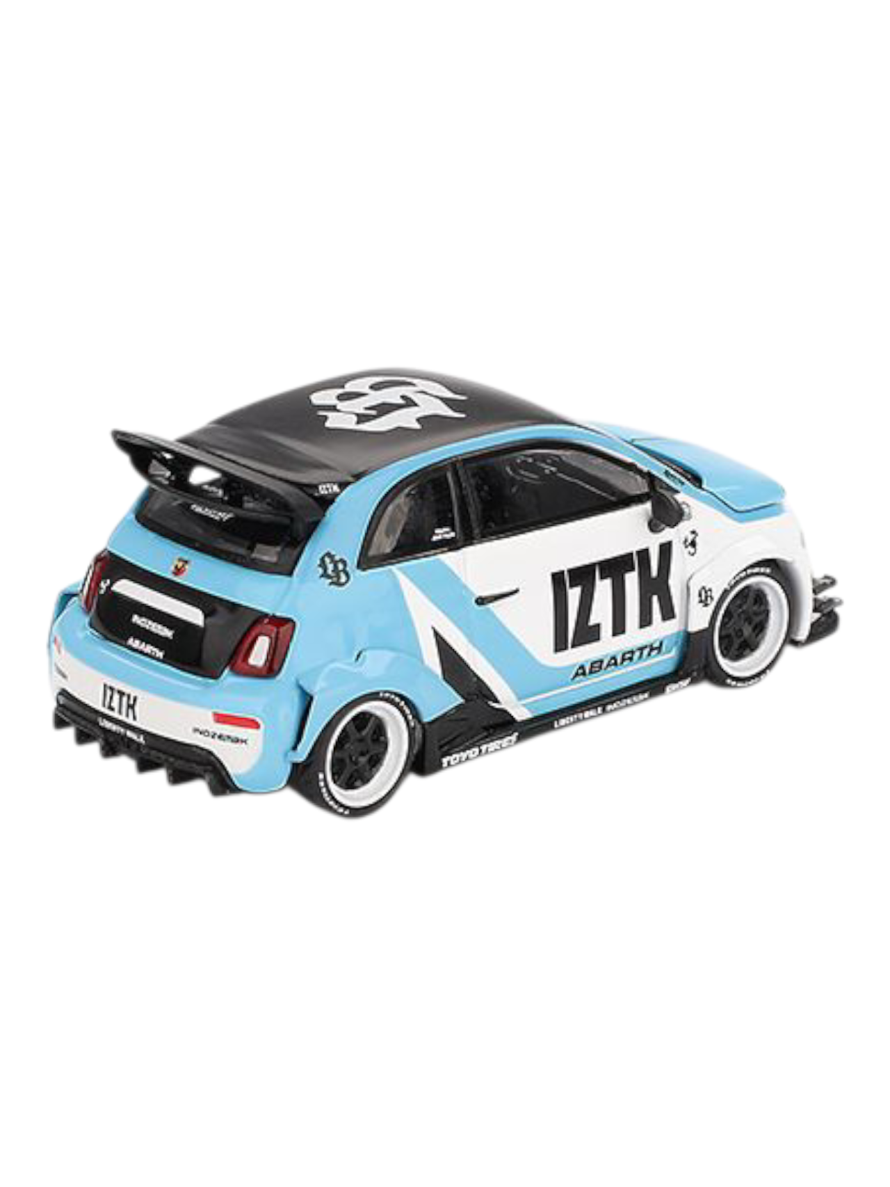 Mini GT LB-Works x Abas Works Abarth 595 (IZTK) Code-1051 1:64 Scale