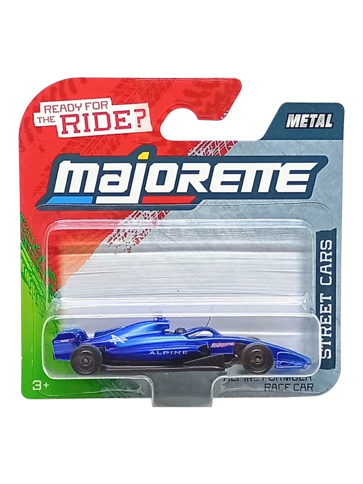 Majorette Metal Street Cars "Alpine Formula Race Car Model 1:64 Scale