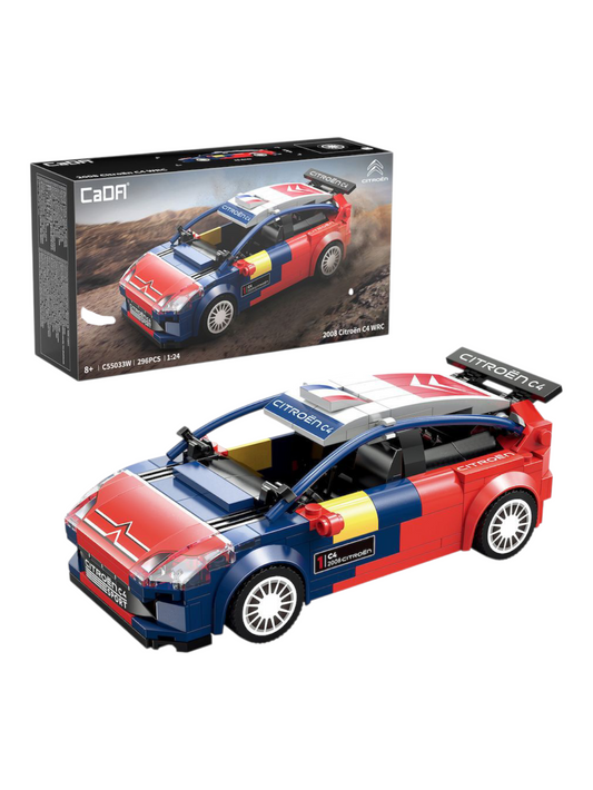 Cada 2008 Citroen C4 WRC Car Brick Model Kit 1:24 Scale