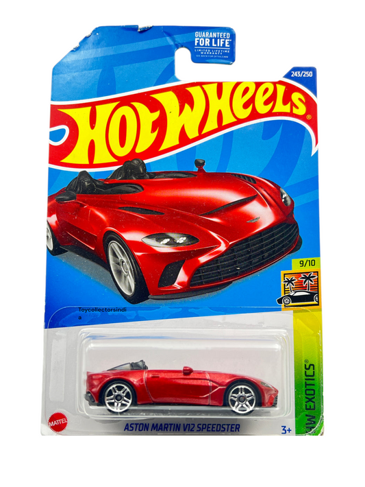 HotWheels Aston Martin V12 speedster Imported Mainline 1:64 Scale