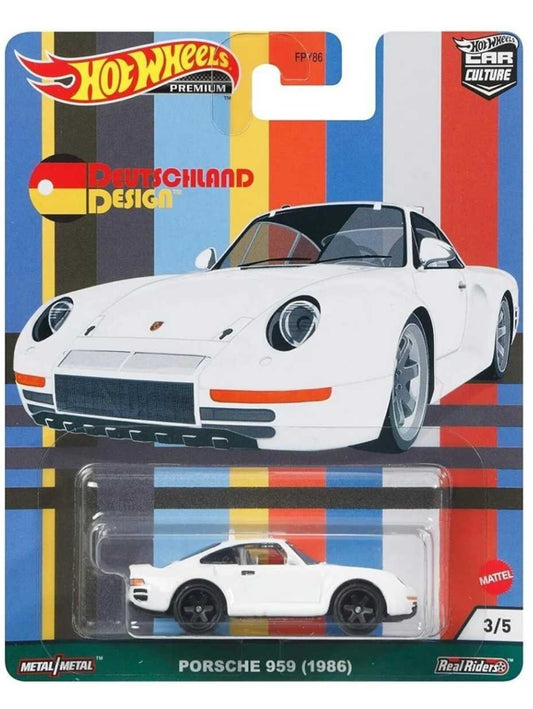 HotWheels Deutschland Design Porsche 959 (1986) Imported Premium 1:64 Scale