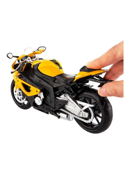 Metal Speed Zone BMW S1000 RR 1:12 Scale (Yellow)