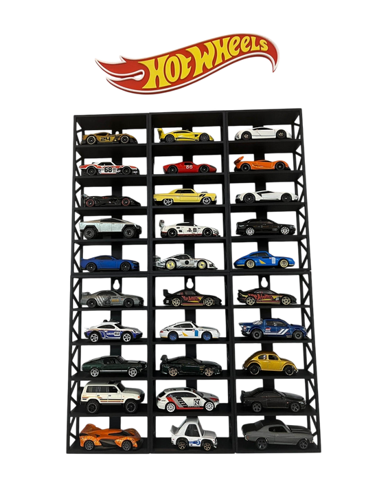 Hotwheels 5 car rack car storage case