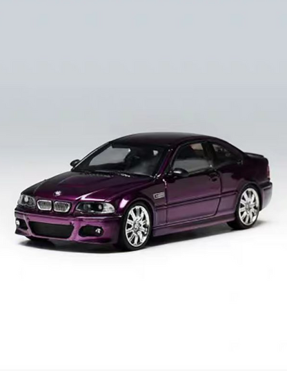 Street Weapon Stance Hunters x High Rev Series BMW E46 M3 Limited Edition 1 of 299 Premium Diecast 1:64 Scale (With Acrylic Case)