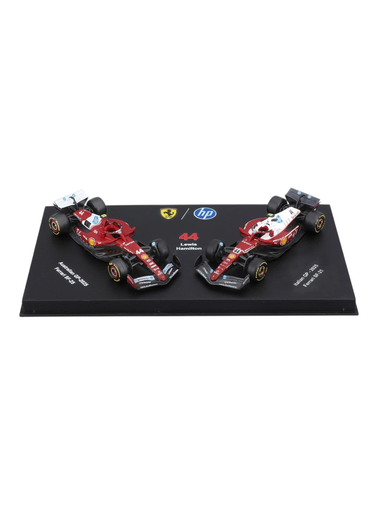 Bburago (18-56807H) Lewis Hamilton Seasonal Livery-2025 / Italian Gp-2025 Ferrari SF-25 No.44 Diecast Model 1:64 Scale