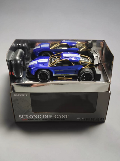 SULONG RC CAR 2.4G Alloy Model Remote Control Car 1:16 Scale Rubber Tires , Rechargeable battery