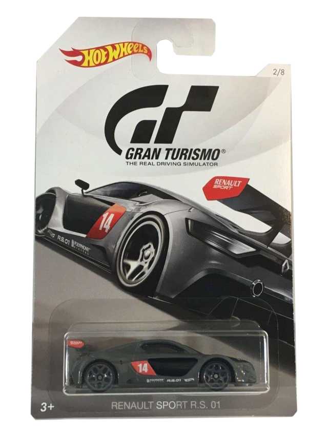 HotWheels Gran Turismo Renault Sport R.S. 01 Imported Mainline Card Art 1:64 Scale