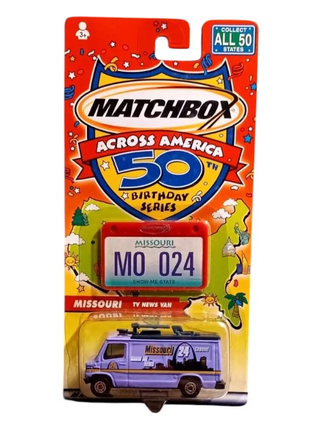 MATCHBOX Missouri TV News Van 50th Birthday Series Die-cast Collection