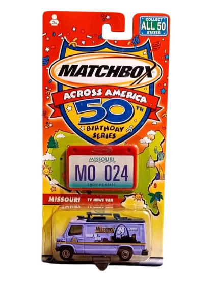 MATCHBOX Missouri TV News Van 50th Birthday Series Die-cast Collection