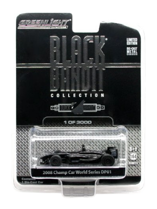Greenlight Black Bandit 2008 Champ car world series DP01 Limited Edition Die Cast Metal Chassis