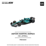 ( PR640234 )POP RACE ASTON MARTIN AMR23 LANCE STROLL Diecast Model 1:64 Scale