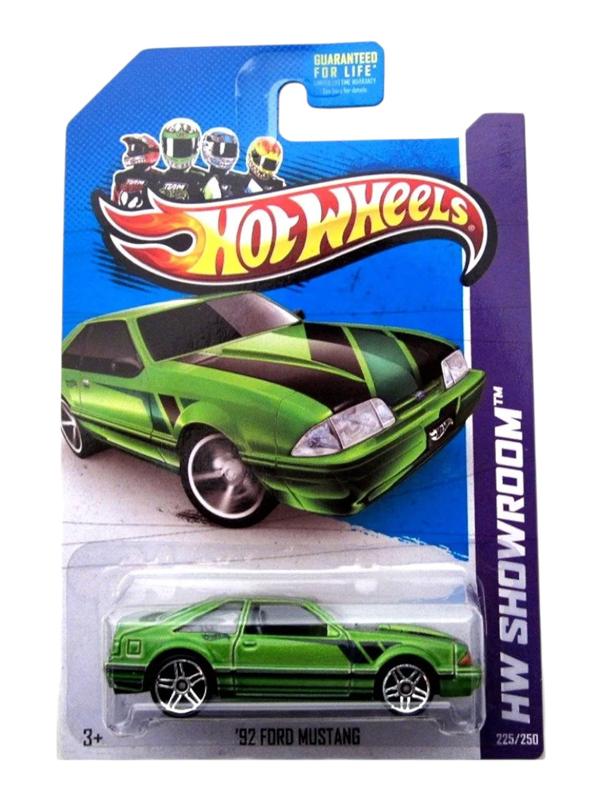 HotWheels '92 Ford Mustang Imported Mainline 1:64 Scale ( Card Damege Car Mint Condition )