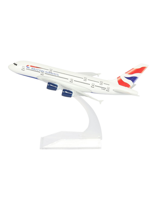 Aircraft Model Airbus A380 British Airways 16 CM Model (Code-112)