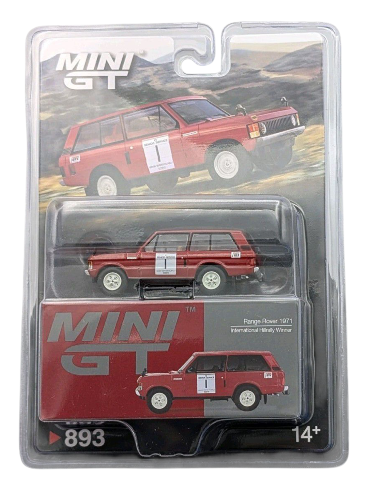 Mini GT Range Rover 1971 (International Hillrally Winner) Code-893 1:64 Scale