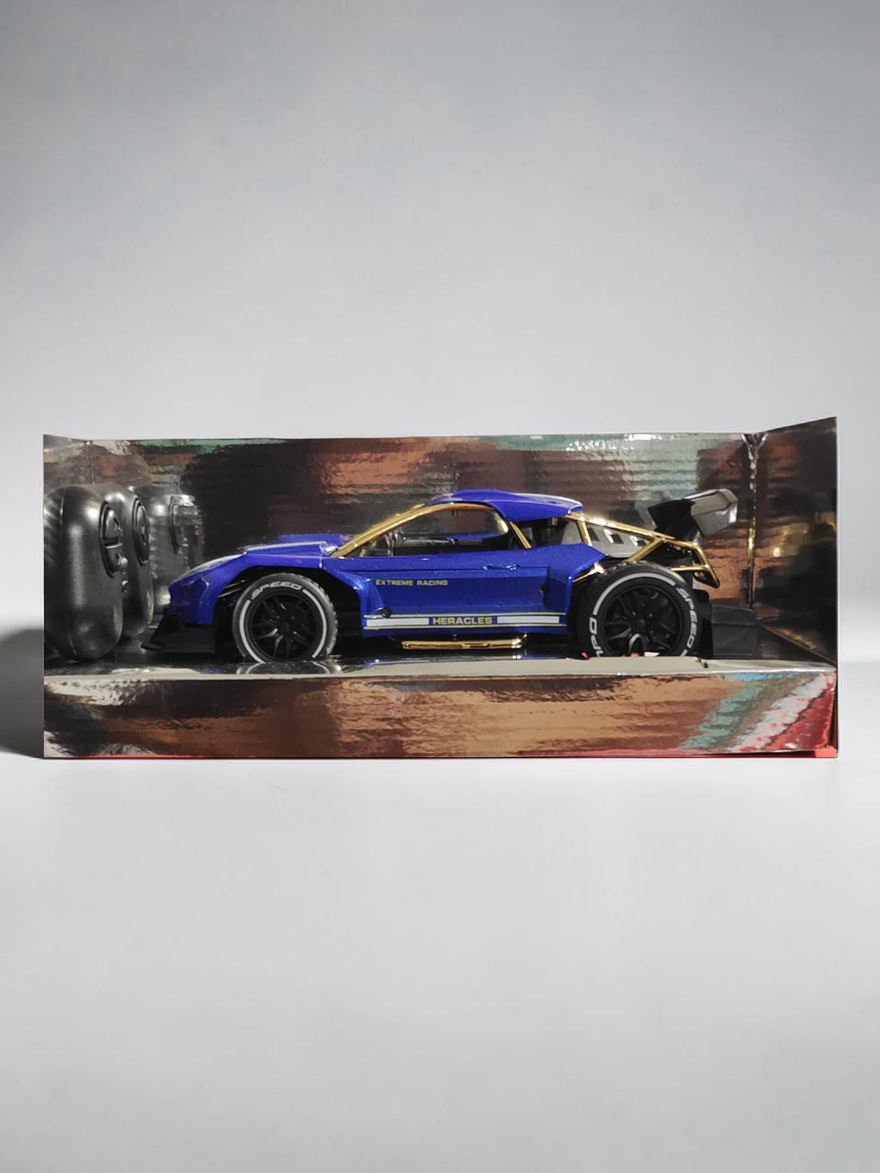 SULONG RC CAR 2.4G Alloy Model Remote Control Car 1:16 Scale Rubber Tires , Rechargeable battery