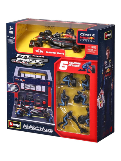 Bburago 2024 formula 1 (f1) pit pass max Verstappen no 1 1:43 scale