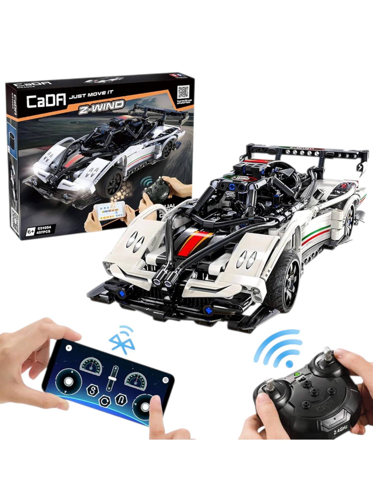 CADA Z-Wind Dual Mode Remote Control (RC) Car