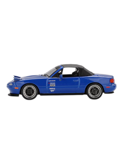 Mini GT Mazda Miata MX-5 (NA) Tuned Version (Dark Blue) Code-1069 1:64 Scale
