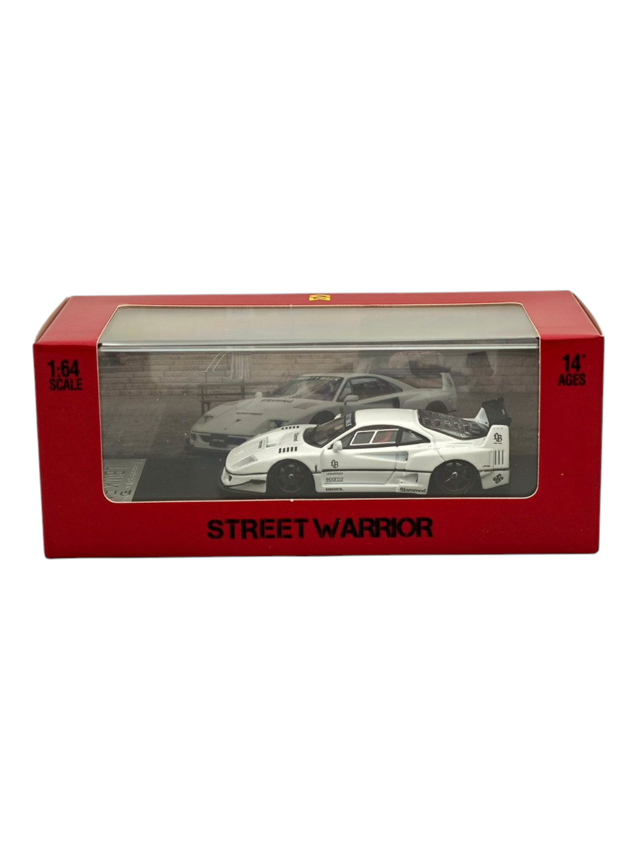 Street Warrior LBWK F40 Premium Diecast 1:64 Scale (With Acrylic Case)