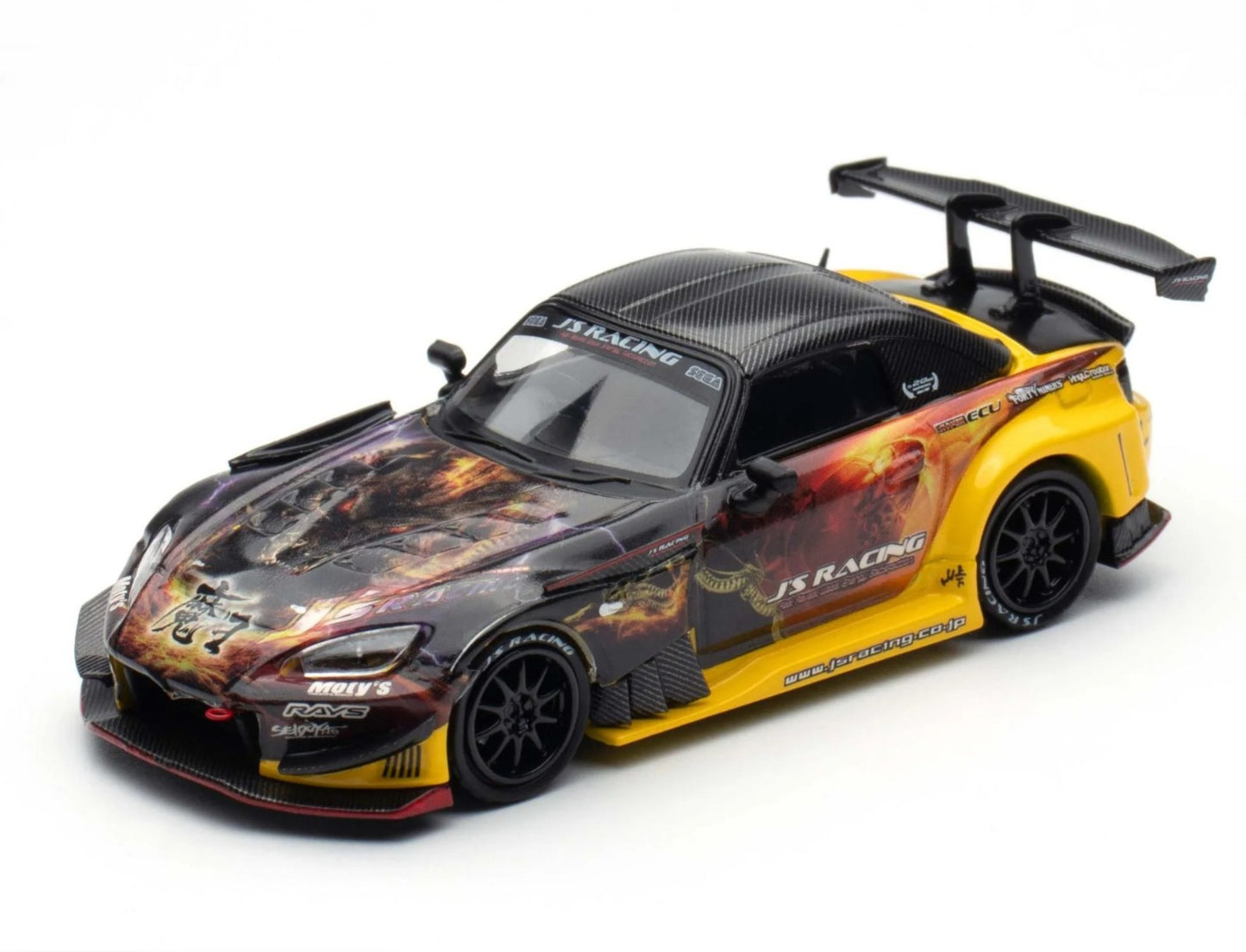 INNO64 Honda S2000 (AP1) J'S Racing "MAOU" 1:64 Scale Metal Diecast IN64-S2000JS-MAOU
