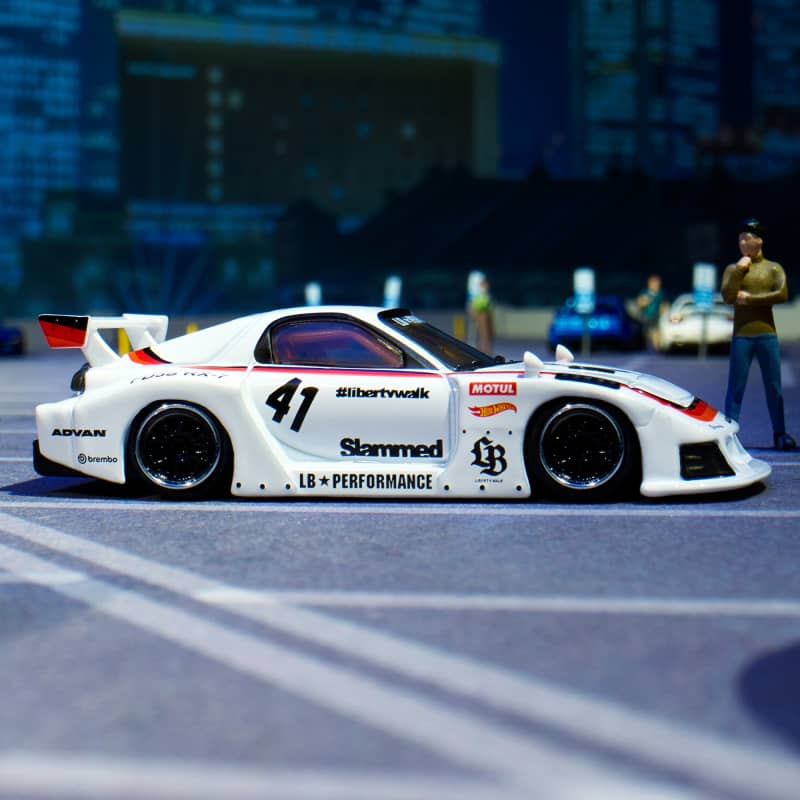 Pre order hotwheels elite 64 mazda rx-7 liberty walk imported premium rlc 1:64 Scale