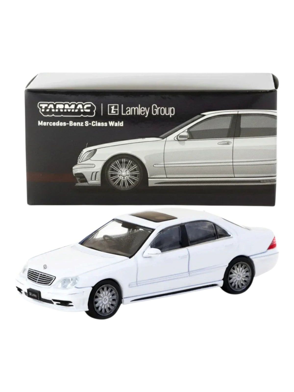 Tarmac Works Mercedes-Benz S-Class Wald Lambley Diecast Model Car 1:64 Scale – Metal Body Collectible Toy