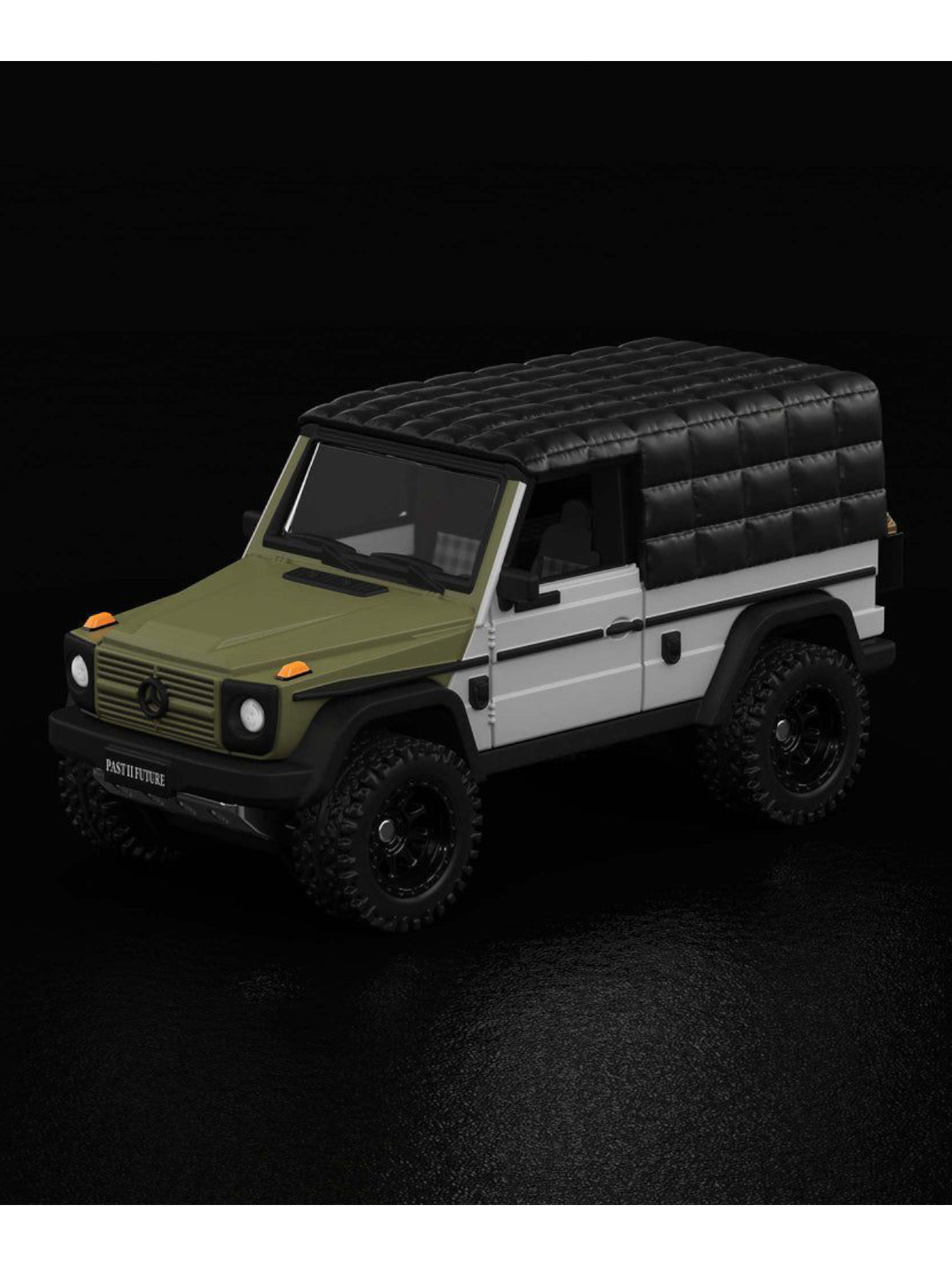 HotWheels x Mercedes-Benz Project G-Class Past II Future Designed by Nigo RLC 1:64 Scale (With Acrylic Case)