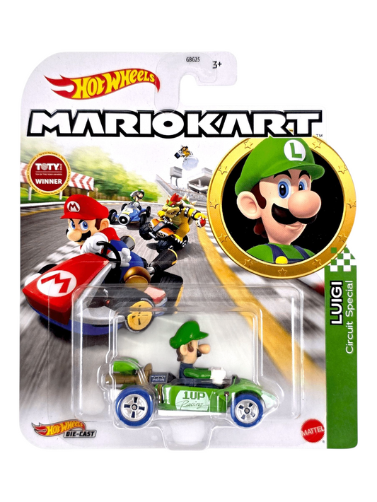 HotWheels Mariokart Luigi Circuit Special 1:64 Scale