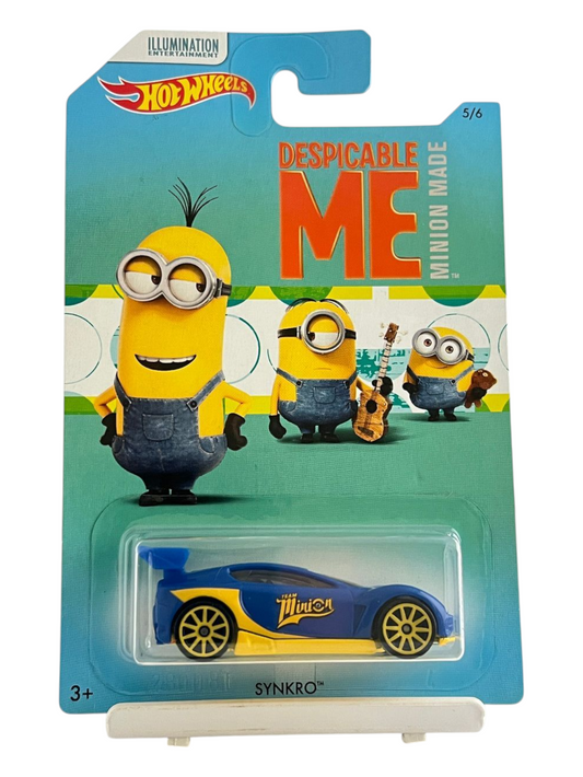 HotWheels Minion Despicable Me Synkro Imported Mainline Card Art 1:64 Scale