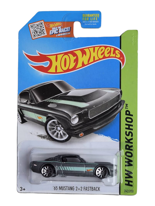 HotWheels 65 Mustang 2+2 Fastback Imported mainline 1:64 Scale